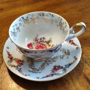 Winterling Bavaria Vintage Teacup and Saucer Unique Collection Rare Find